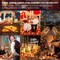 3000 Pcs Artificial Rose Petals with 48 Pcs Heart Flameless Candles Battery LED Tea Lights Candles Set Valentine's Day Wedding Anniversary Decoration